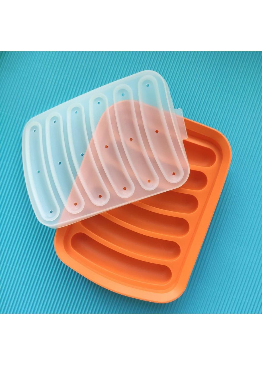 Силиконовая форма для сосисок с крышкой No Brand (368703315)