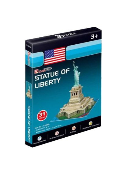 Пазл Cubic Fun (S3026h) CubicFun 3D Статуя Свободи міні (366068369)