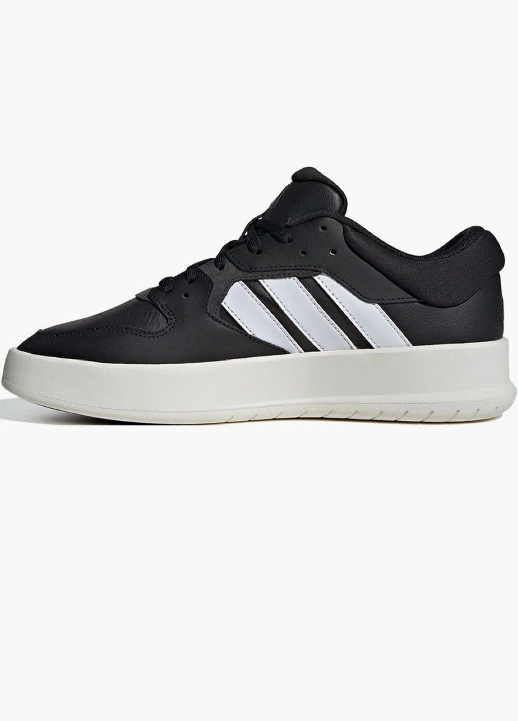 Черные всесезонные кроссовки унисекс court 24 black id1253 adidas
