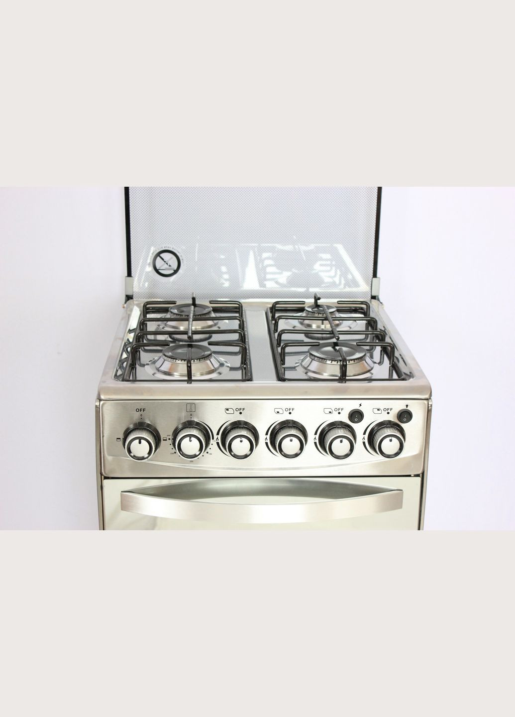 Комбинированная (газ+электро) плита комбинированная 2000-19g нержавейка гриль DAHATI