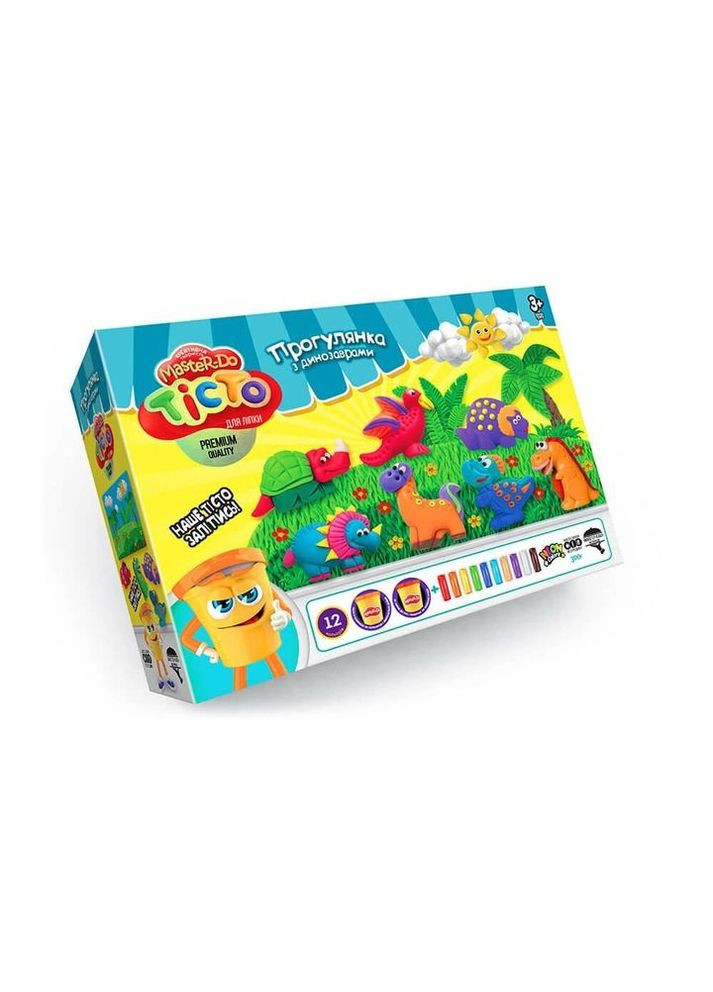 Тесто для лепки Master Do, Прогулка с динозаврами (TMD-07-01U) Danko Toys (364111137)