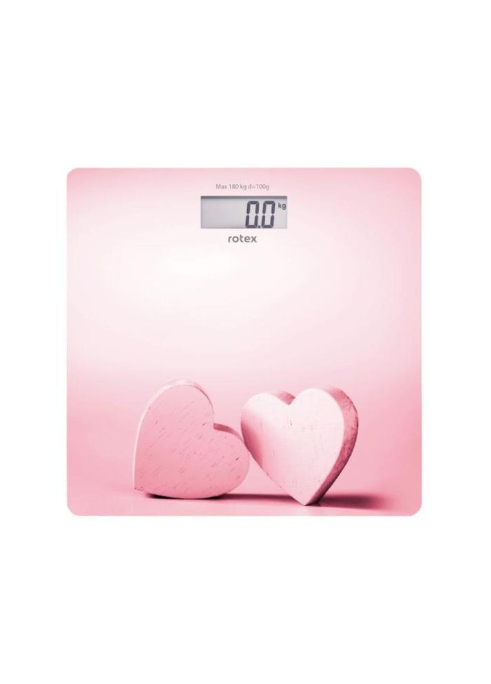 Весы напольные RSB17-P Amour 180 кг розовые Rotex (361400053)