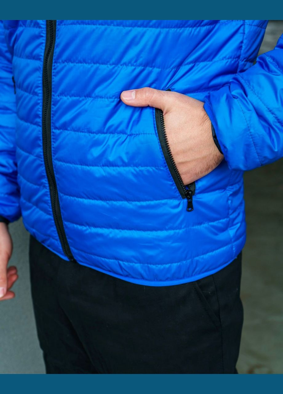 Светло-синяя демисезонная куртка мужская демисезонная спортивная No Brand
