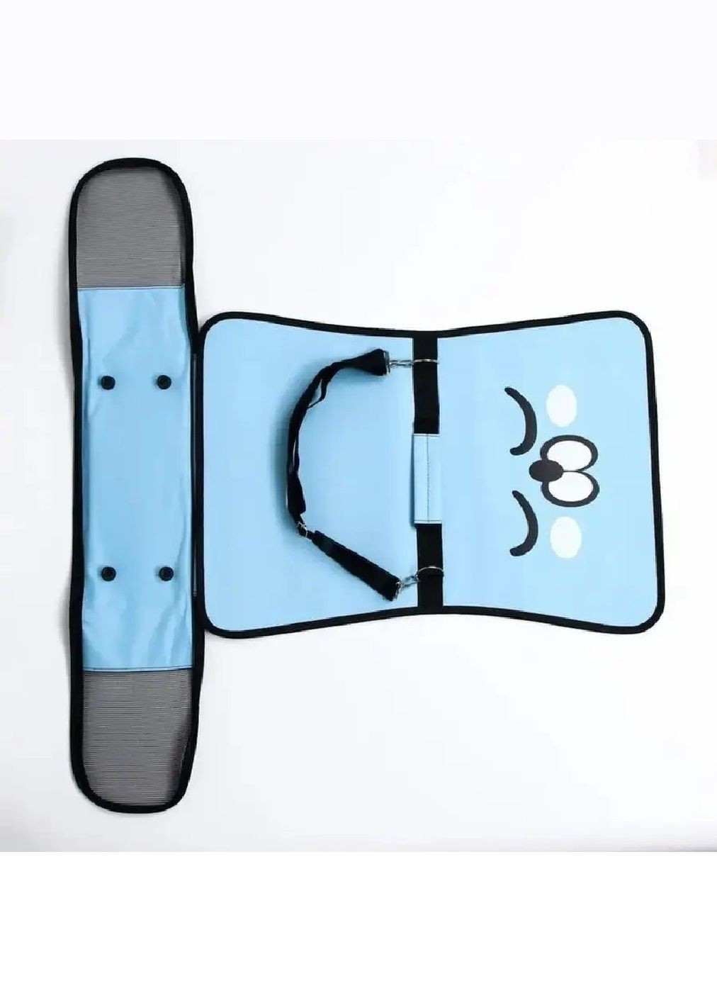 Сумка переноска складна конструкція для тварин котів собак з вентиляцією ременем розмір L 53x30x18 см (477349-Prob) Блакитна Unbranded (296619463)