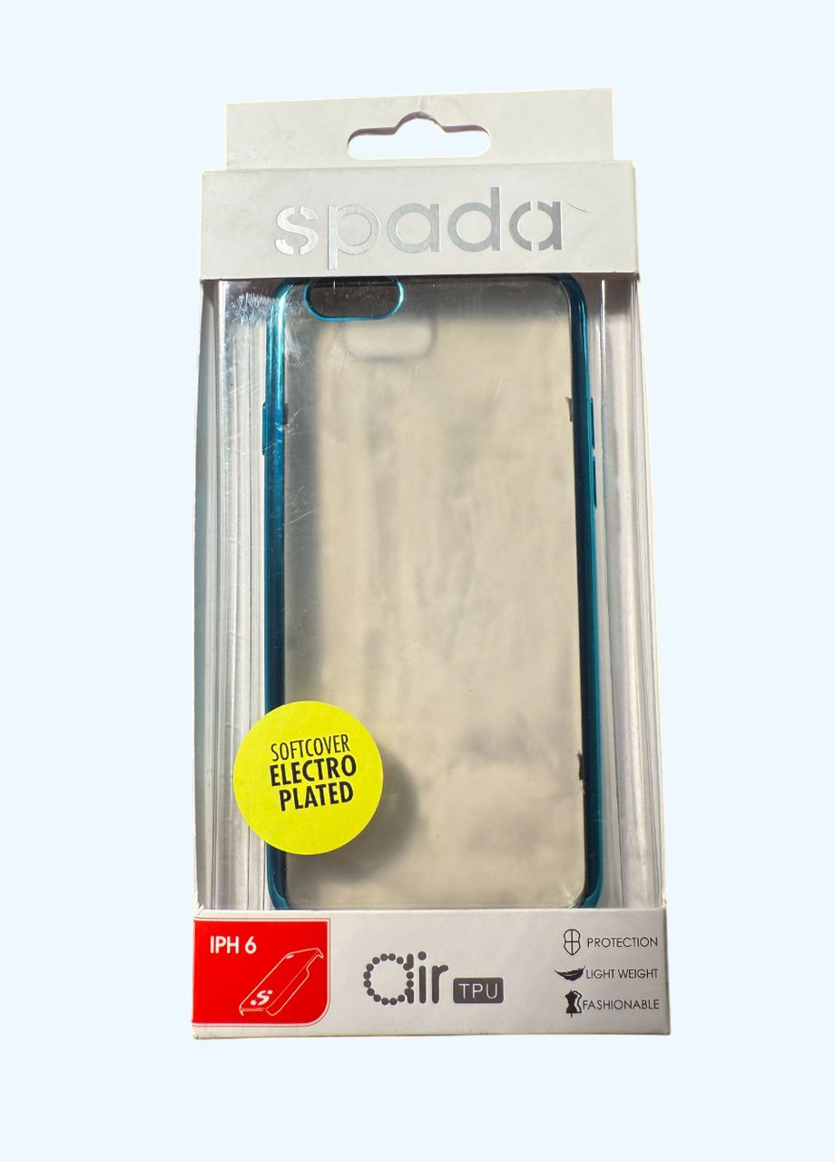 Ультратонкий силіконовий чохол Slim TPU (електропокриття, синій) для iPhone 6 Spada (344585080)