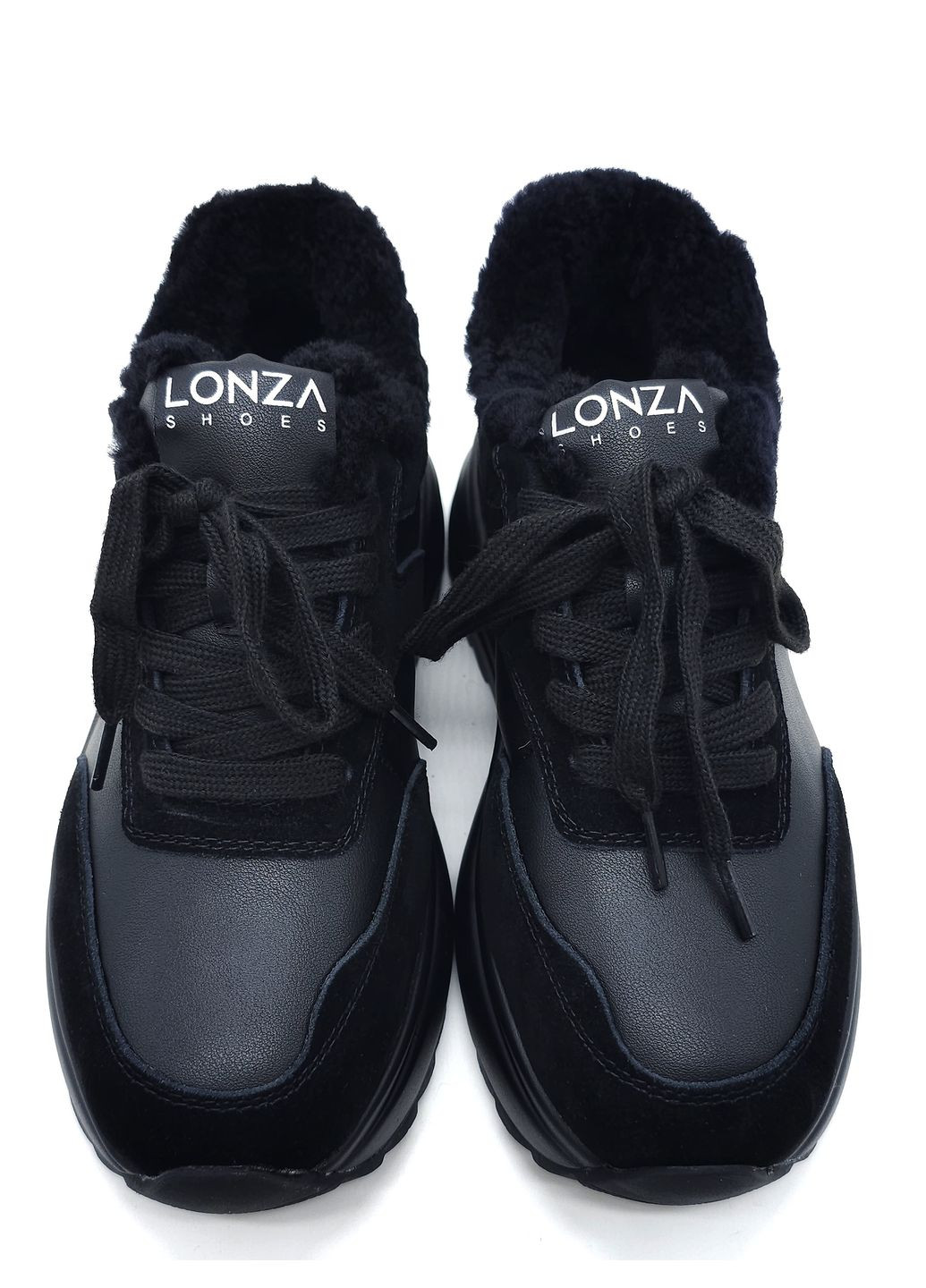 Черные всесезонные кросівки Lonza