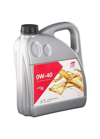 Масло моторное FEBI 0W-40 (Канистра 4л). (101141) Febi Bilstein (366299197)