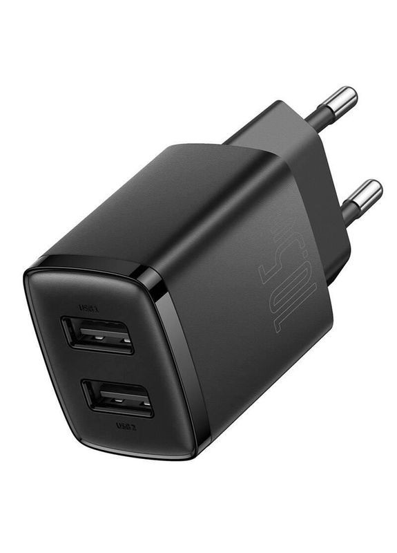 Зарядка Compact 10,5W (2 USB) Baseus (360554674)