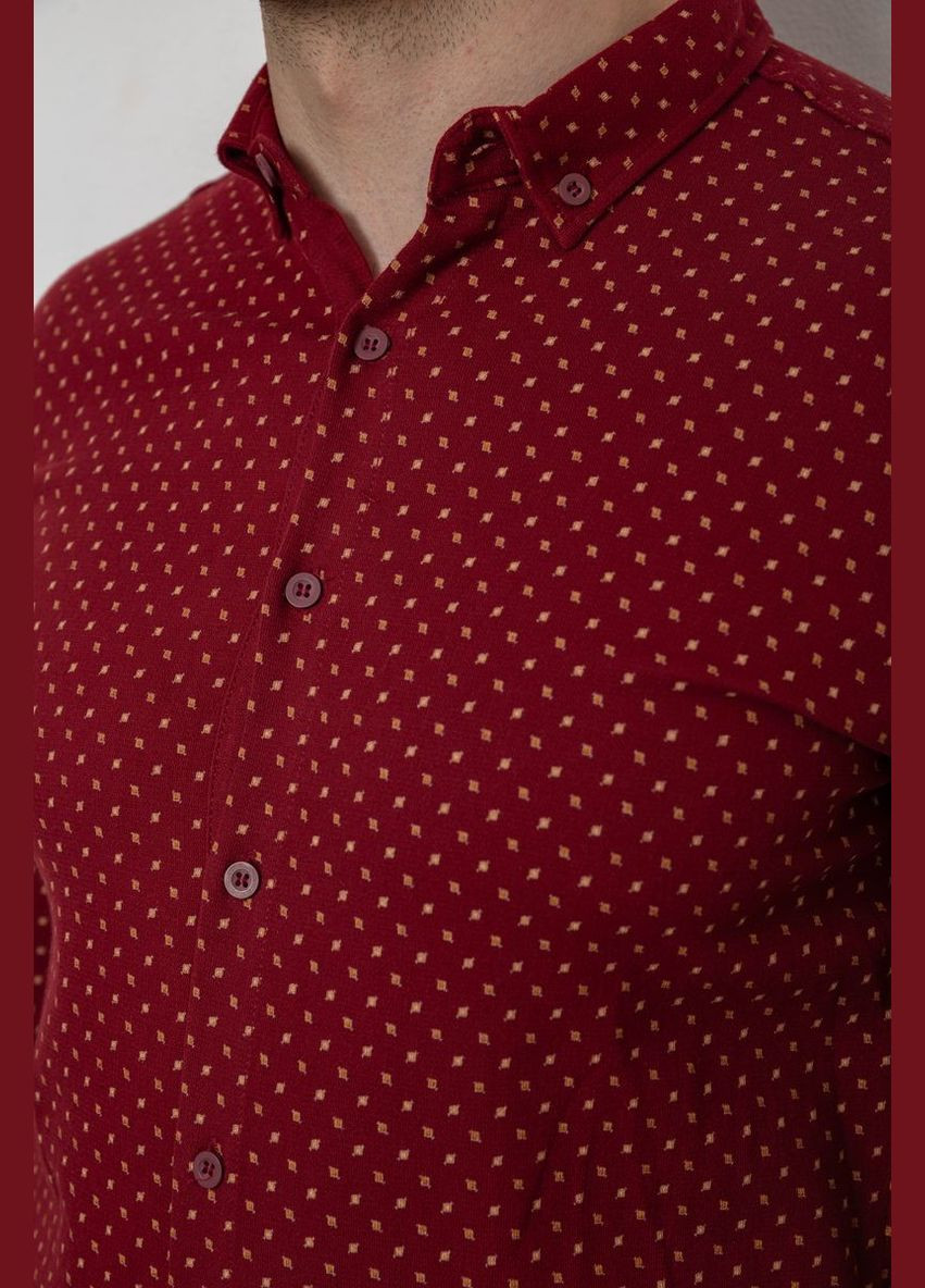 Бордовая рубашка Ager