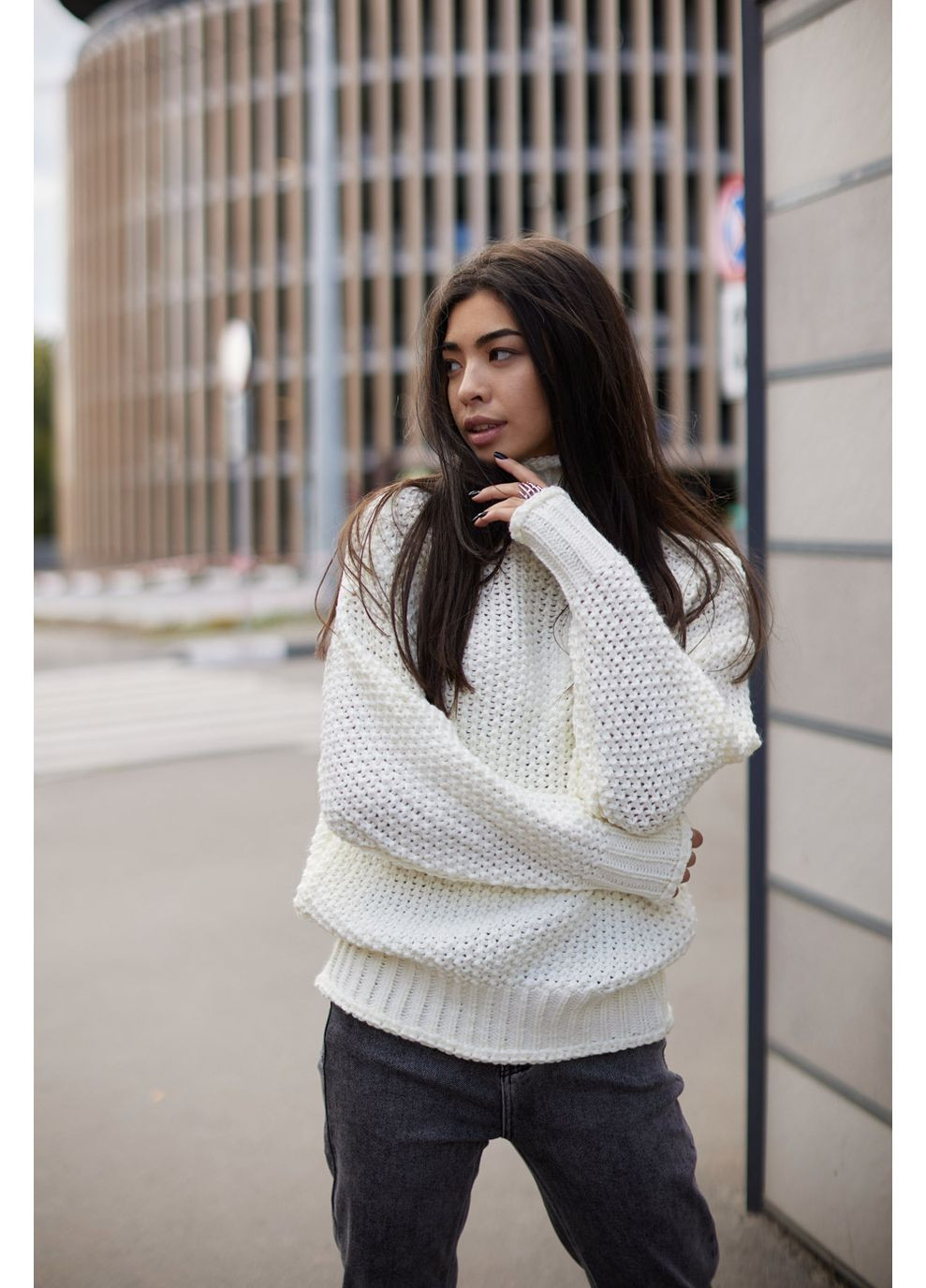 Білий демісезонний светр s070.4945 Seventeen