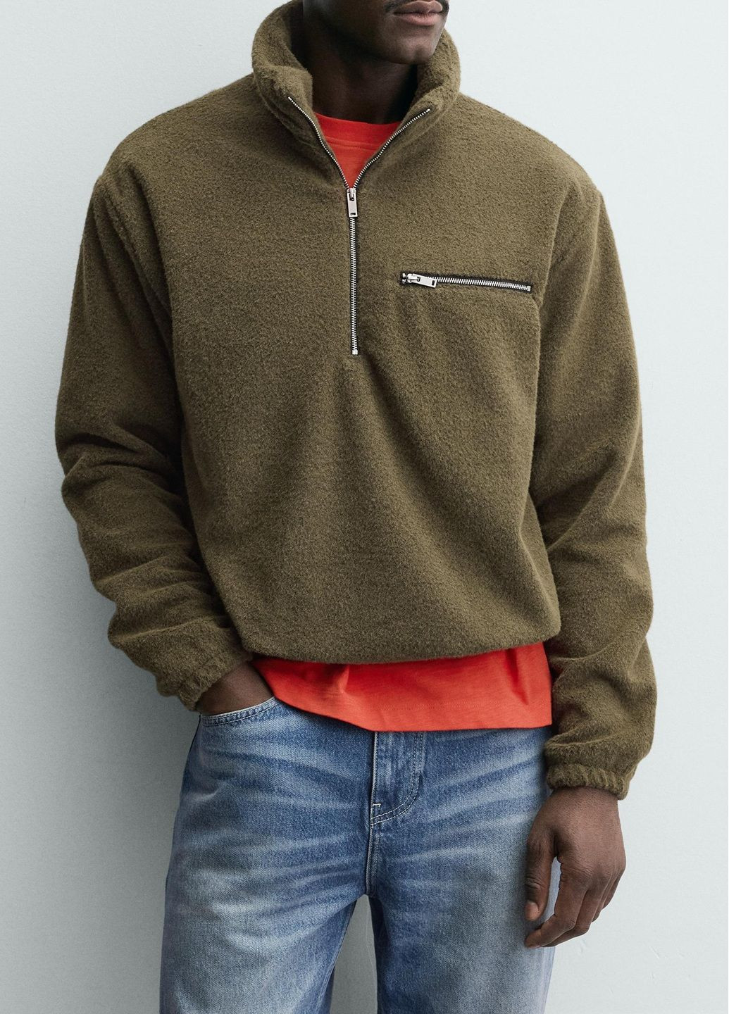 Зелений демісезонний светр Zara