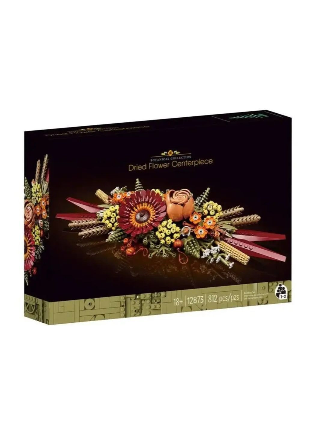Конструктор Ікебана з квітів 812 деталей, 3D для дітей і дорослих, розвиваючий інтер’єрний набір No Brand (364191331)