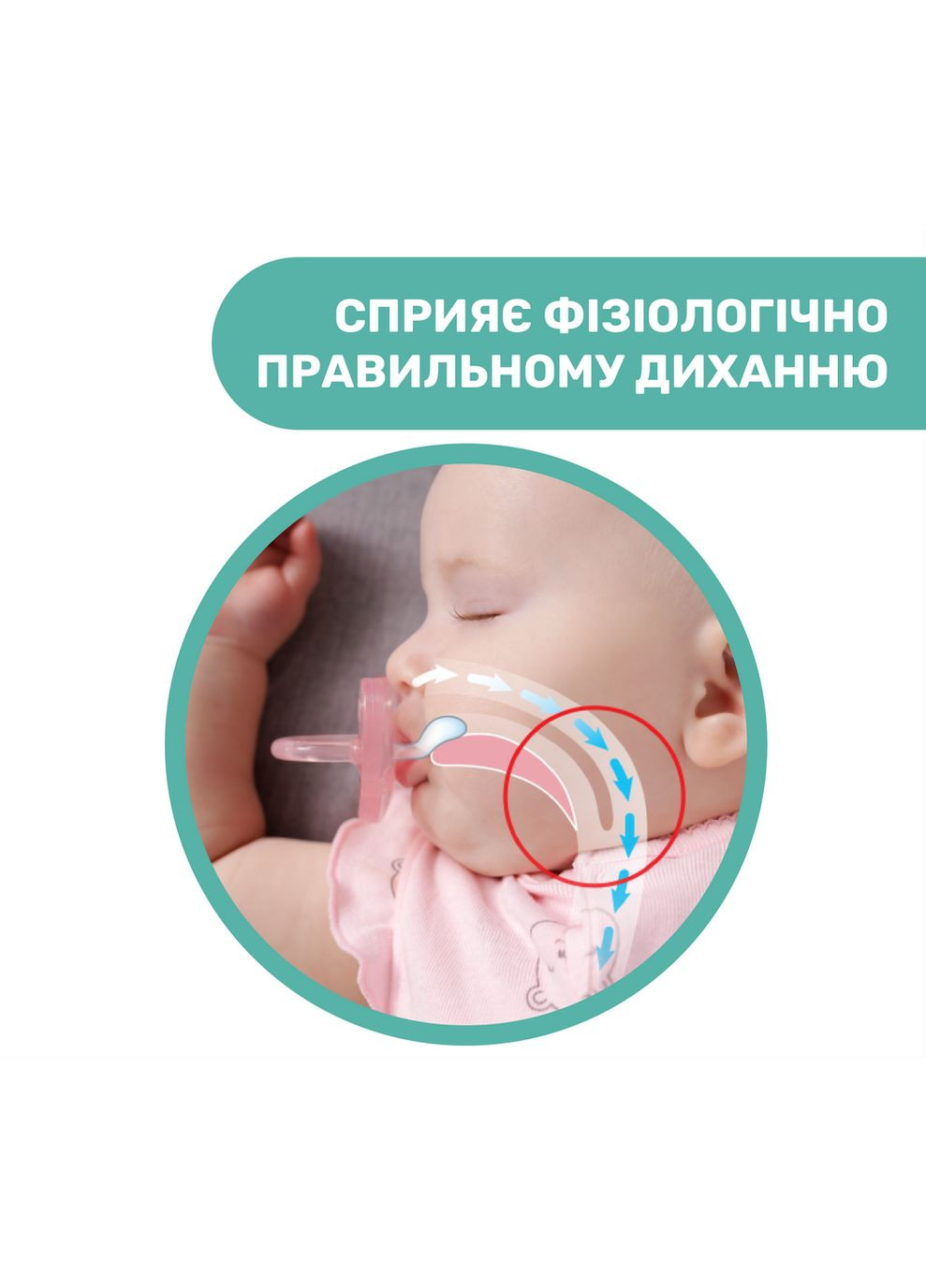 Пустушка Mommy Bag Physio Soft ортодонтична, латексна (012 міс) з футляро Nip (280941706)