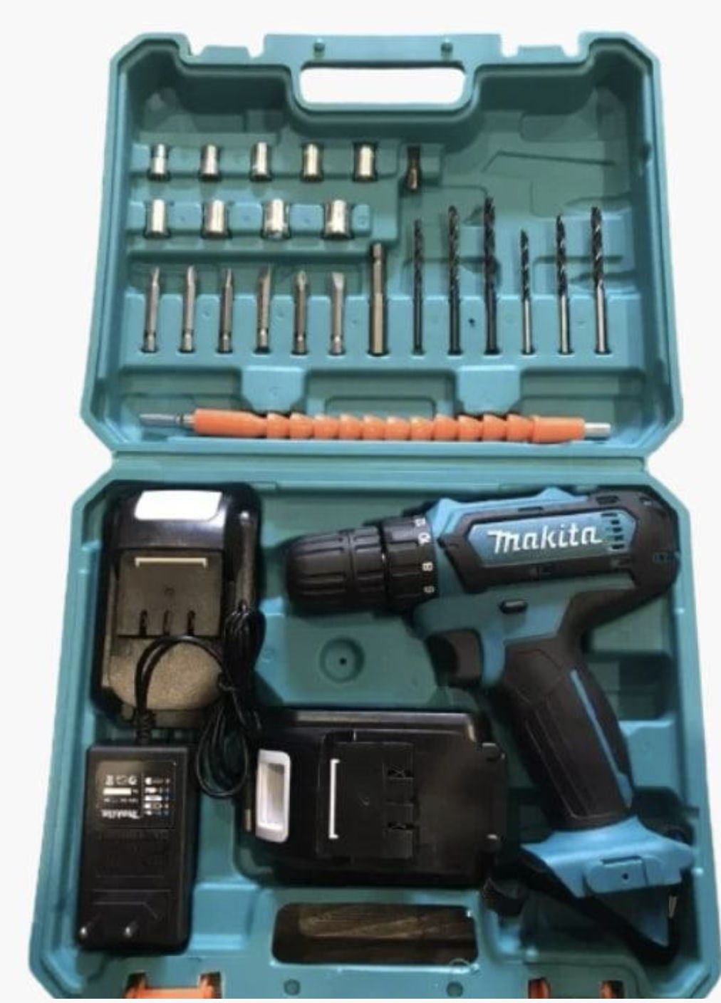 Акумуляторний шуруповерт (24V, 5.0Ah) з набором інструментів та запасним акумулятором No Brand (317634645)