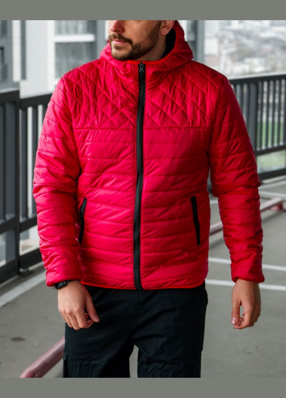 Красная демисезонная куртка мужская демисезонная спортивная No Brand