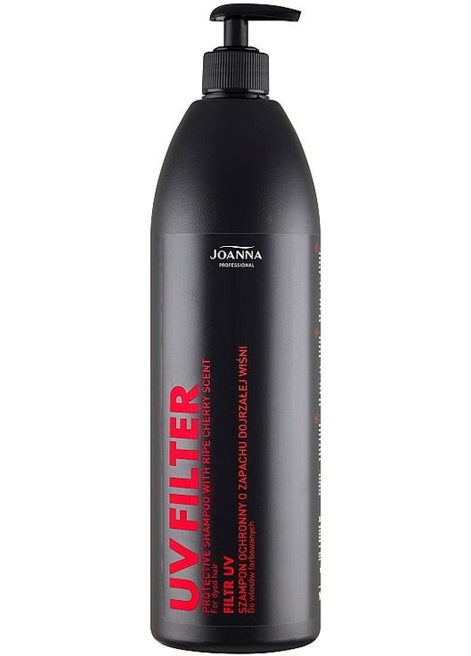 Шампунь з фільтром UV для фарбованого волосся з ароматом вишні Professional Hairdressing Shampoo 1000ml (346235-34135) Joanna (368655339)