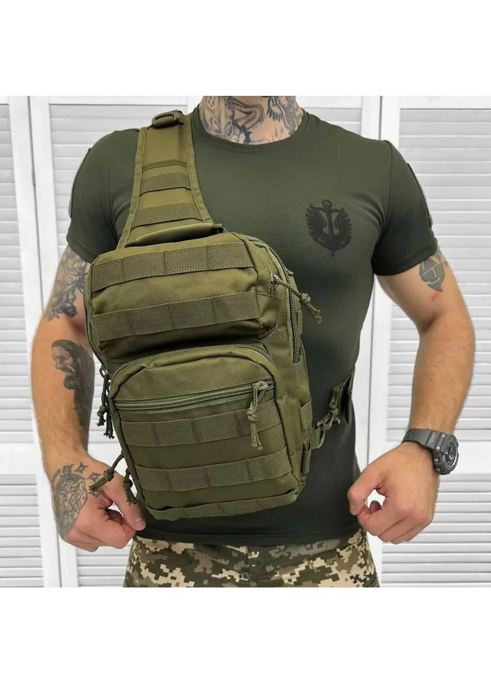 Рюкзак військовий тактичний оливковий на 10 л, армійський рюкзак Оксфорд для полювання та риболовлі No Brand (361669474)