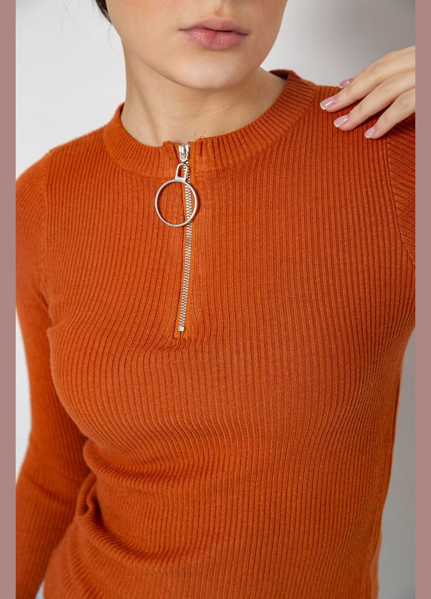 Кофта женская на молнии в рубчик,, 204R003 Ager (315789411)