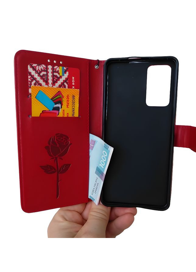 Чехол книжка с 3D узором для Redmi Note 12s Чехол книга женский на редми ноут12s Xiaomi (365438677)