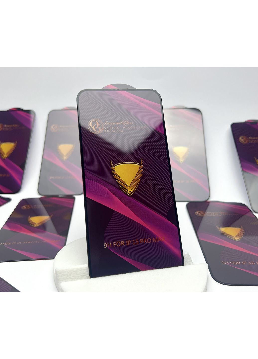 Захисне скло на 15 PRO MAX Premium OG глянець ESD 9H для айфон 15 ПРО МАКС No Brand (369137493)