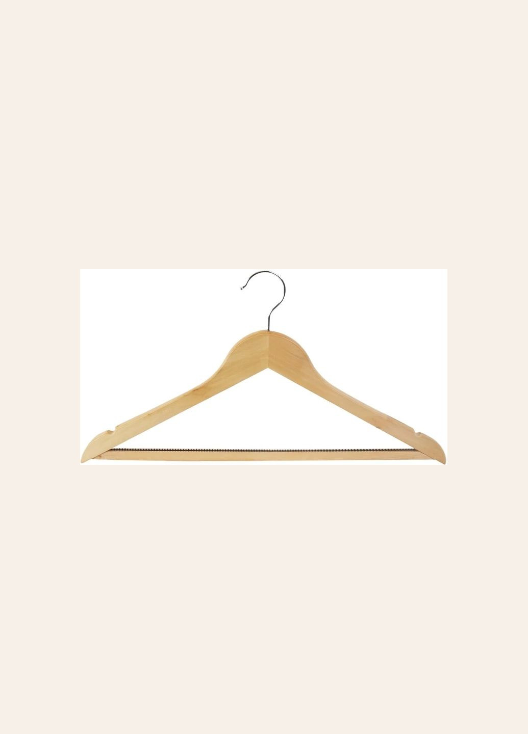 Вішалка для одягу дерев'яна 44.5 см, 3 шт (EF-03NSQ) Eco Fabric (338425423)