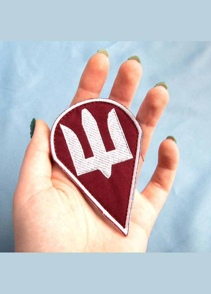 Шеврон на липучці тризуб ДШВ (десантно-штурмові війська) ЗСУ 6,3х9,5 см IDEIA (306459313)