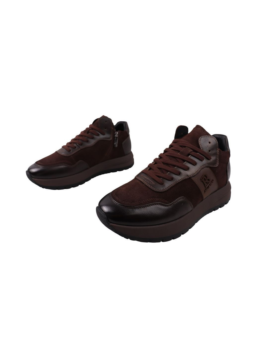 Черевики чоловічі коричневі натуральна замша Berisstini 488-26ZHS (365859843)