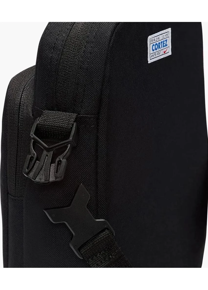 Сумка 100 процент полиэстер 15x23x8 см черная унисекс 4 л Nike Nike NK HRTGE CRSSBY-CORTEZ PTCH 4L (398095460)