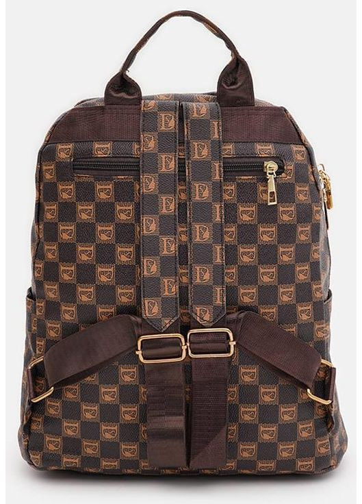 Рюкзак женский из экокожи 11 л городской маленький Коричневый 39587 Monsen (355884781)