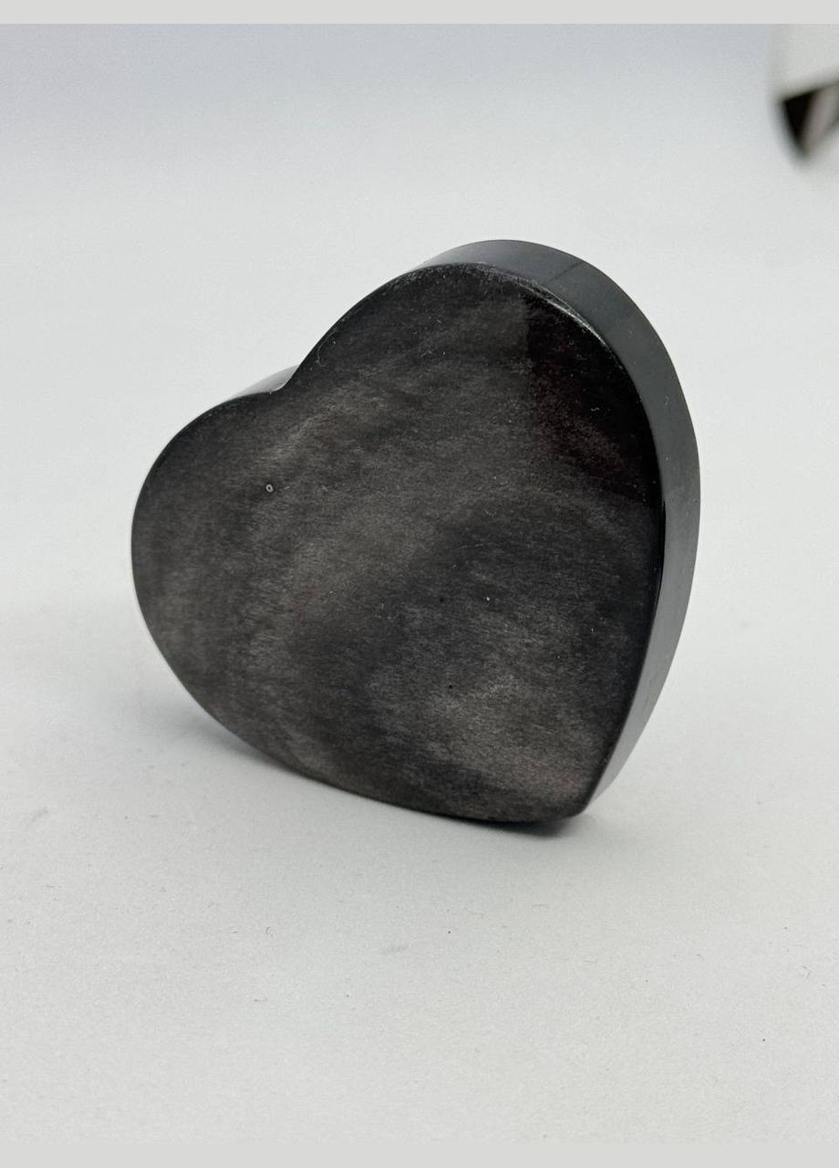 Сердце из обсидиана 58*50 мм Черный No Brand (335249165)