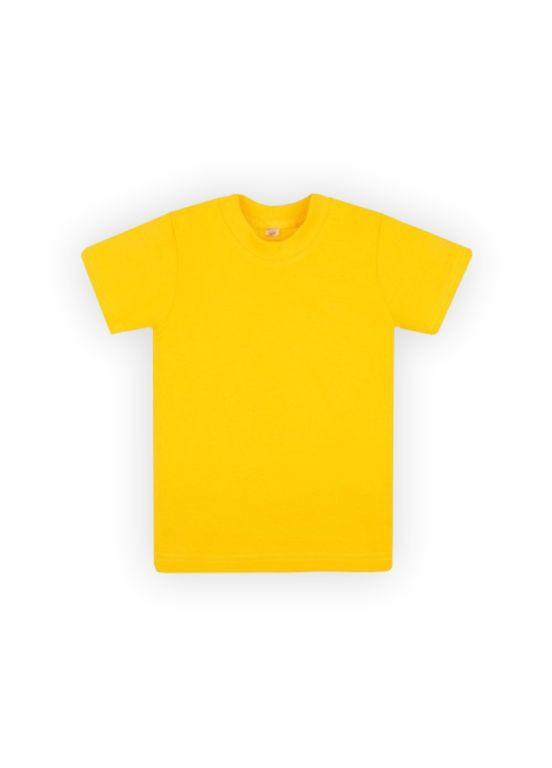 Желтая летняя детская футболка нью Габби