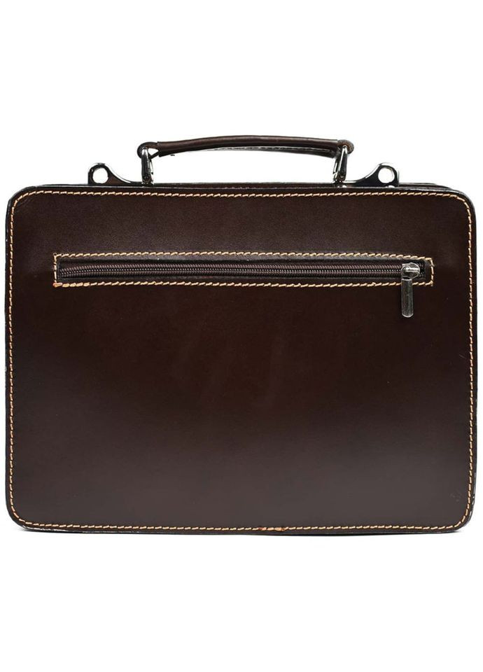 Жіночий шкіряний портфель FR7007C коричневий (уцінка) Firenze (329150680)