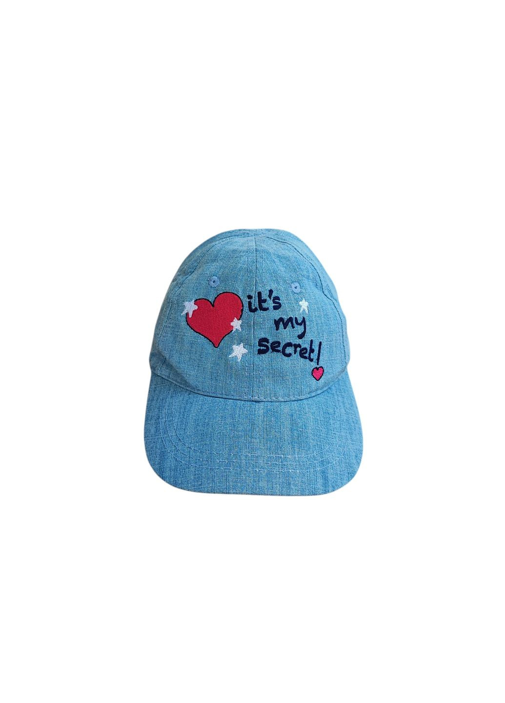 Детская бейсболка для девочки 48-49 см Голубой (250426014) Chicco (330252948)