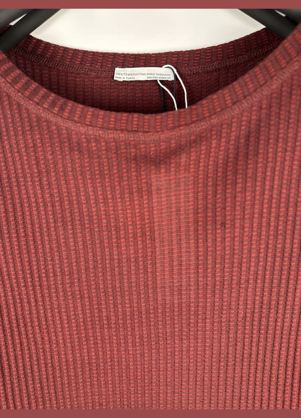 Пуловер Глубокий коричневый BTG-0049 Zara (293061037)