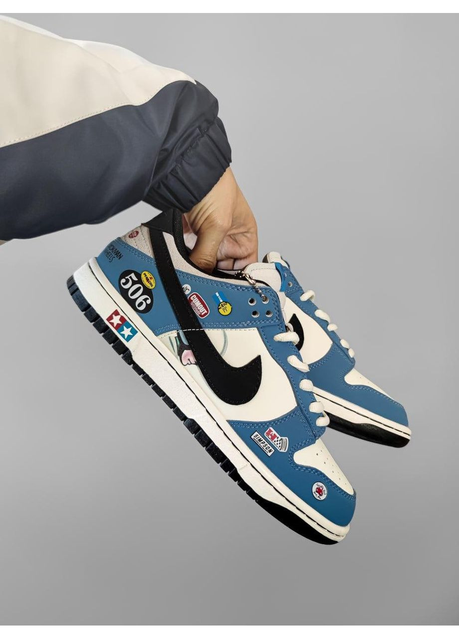 Білі Осінні кросівки чоловічі nike sb dunk low jackman wheels lux найк сб данк No Brand