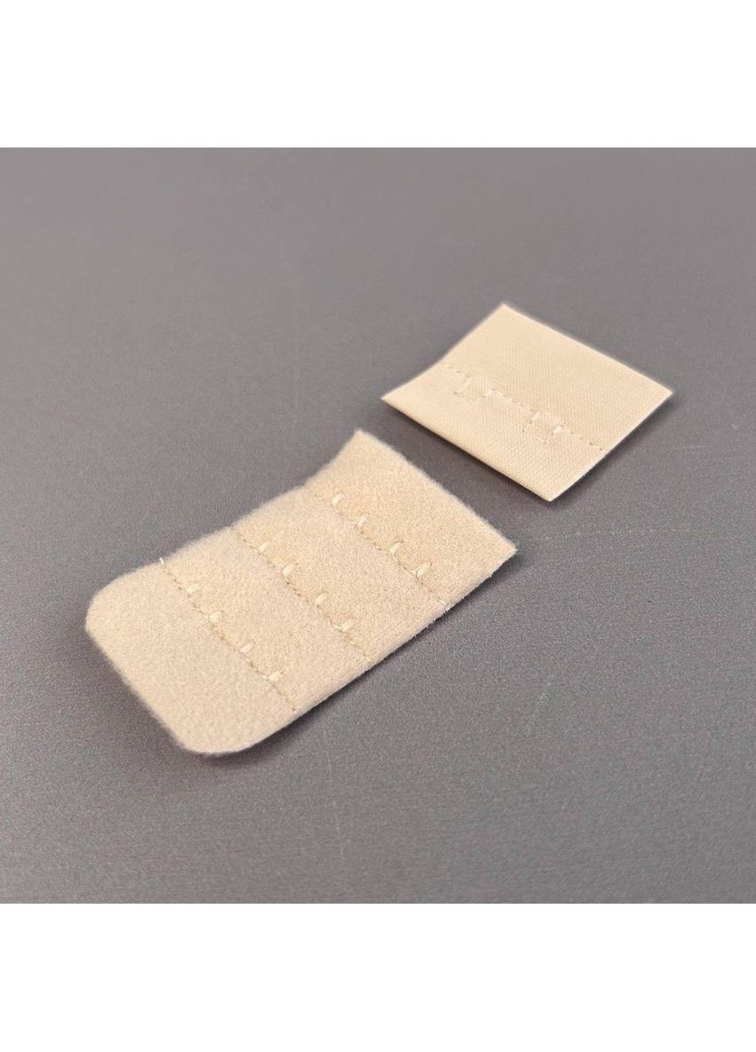 Застежка для бюстгальтера на 2 крючка, бежевый 3,2х5 см Plus-plus (352747810)