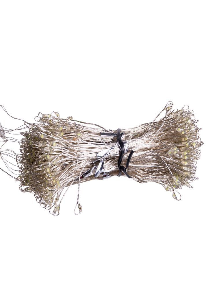 Гірлянда штора хвойна лапа світлодіодна 600 LED 3х3 м, білий No Brand (366221558)