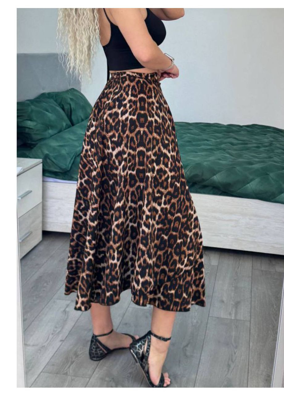 Спідниця на запах леопардового кольору No Brand (362085368)