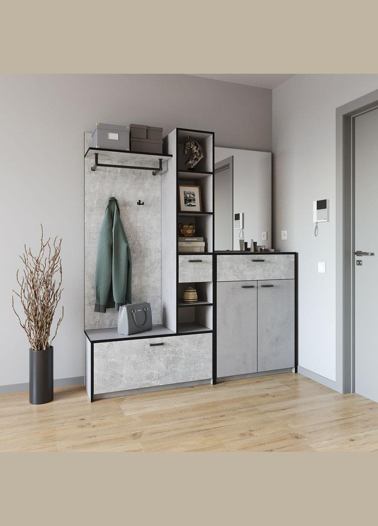 Прихожая со штангой для одежды и крючками от KO-0002 MORELI (361035410)