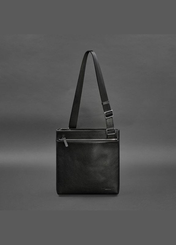 Сумка мужская через плечо кожаная планшет для скрытого ношения пистолета Флотар Черный BlankNote (302009371)