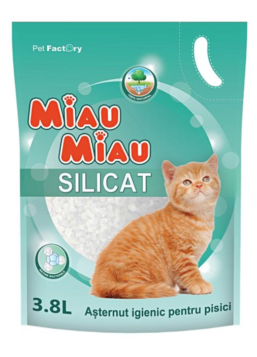 Наполнитель для кошачьего туалета силикагелевый 3.8 л Miau Miau (322424264)