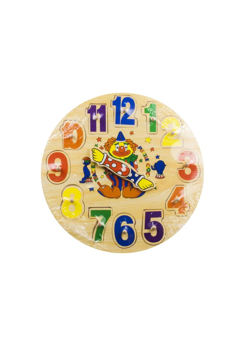 Деревянная игрушка "Часы" MIC (294092043)