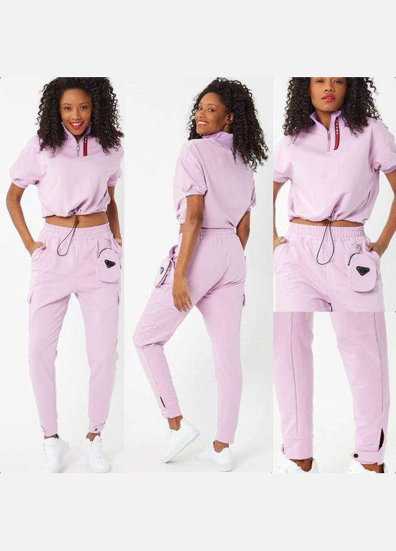 Летний женский костюм сиреневый. Fashion (337118437)