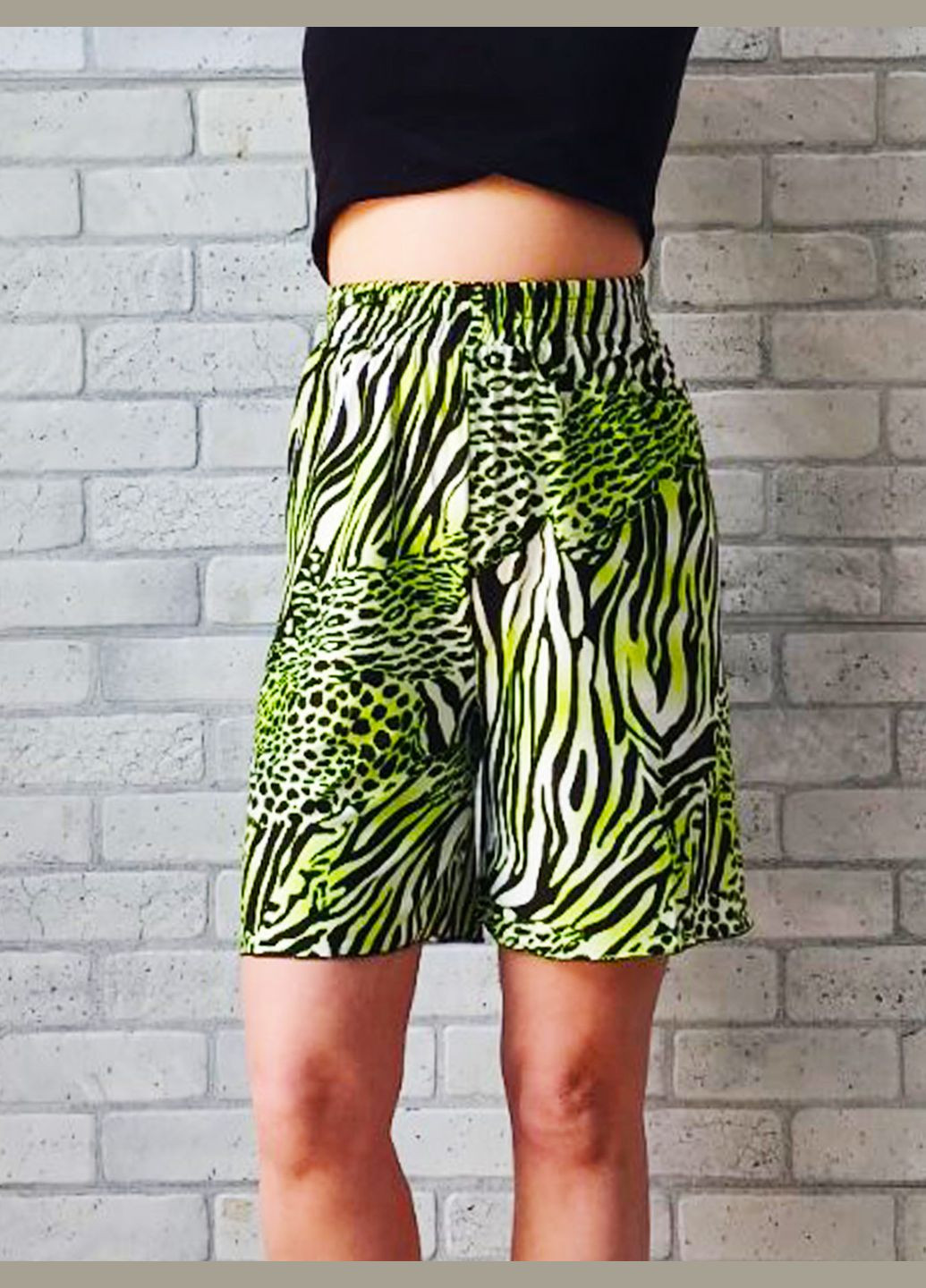 Летние трикотажные женские шорты No Brand (335426606)