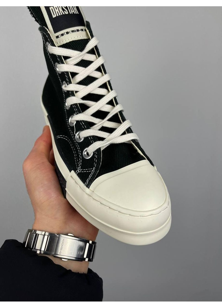 КЕДИ ЖІНОЧІ CONVERSE DRKSTAR X RICK OWENS КОНВЕРС No Brand чорні демісезони (368858303)