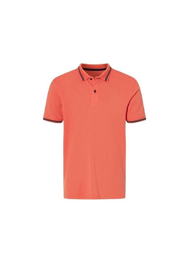 Футболка-поло з бавовняного піке для чоловіка LIDL 450200 помаранчевий Livergy (357014741)