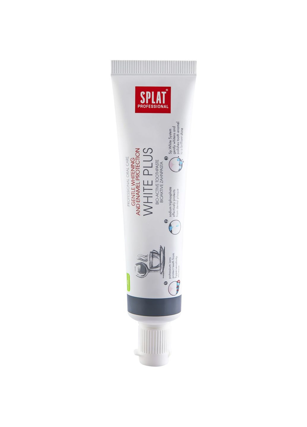 Зубная паста Professional Compact Отбеливание плюс, 40 мл Splat (335030718)