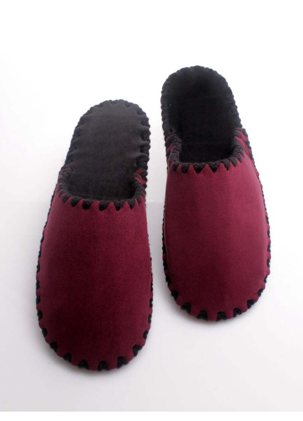 Сливовые домашние тапочки Family Story