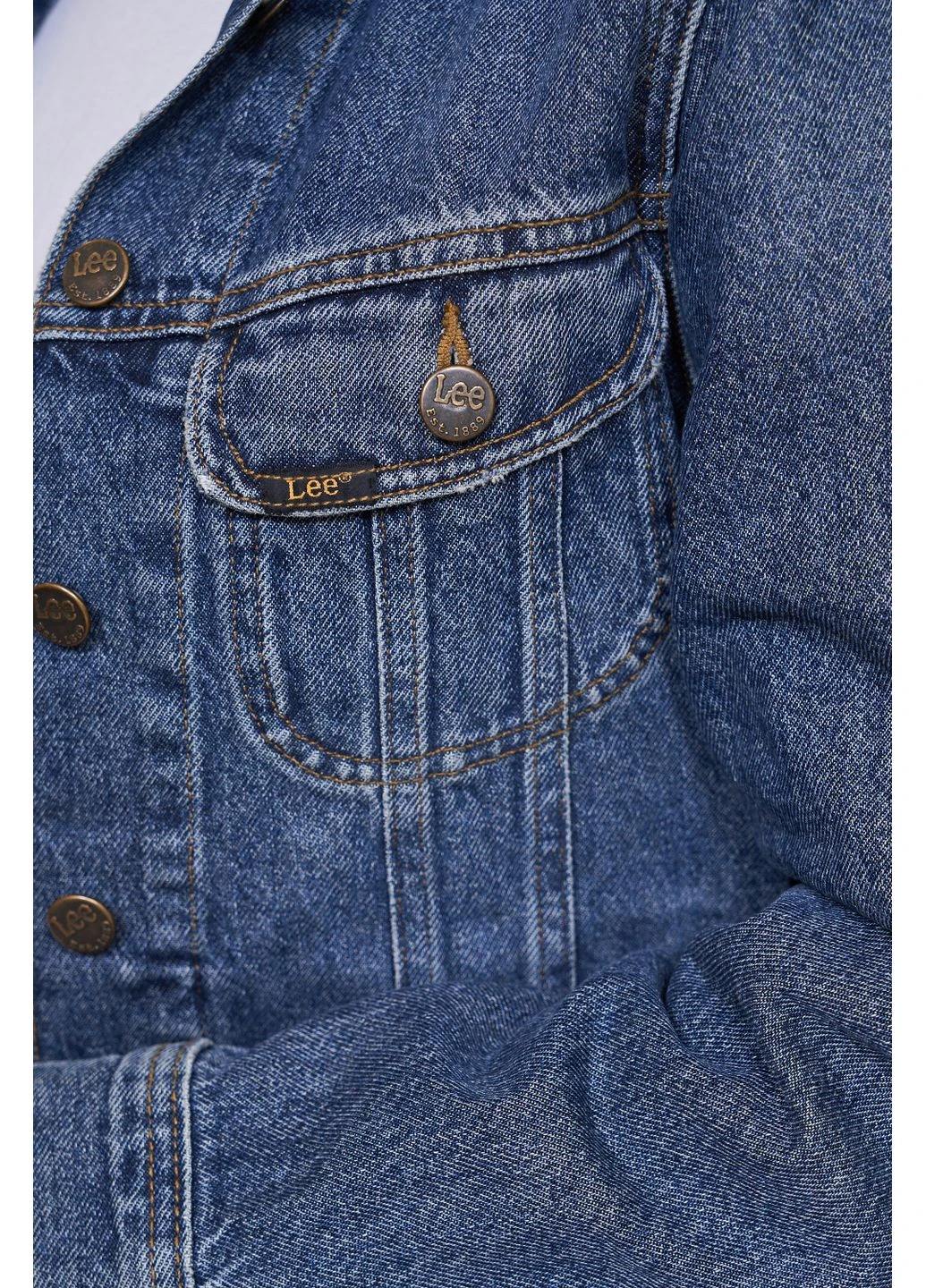 Синя джинсова куртка rider jacket (l54prdjk) Lee Regular Fit