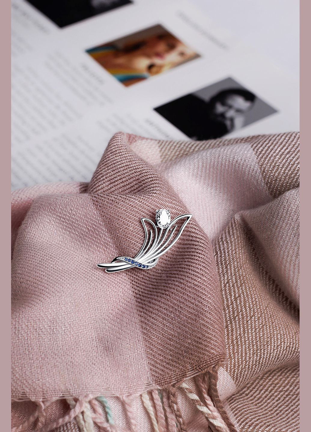 Срібна брошка (9526) IRIJ (340334135)